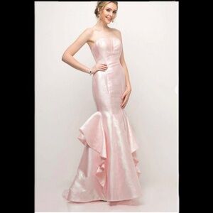 Long Cinderella Divine Mermaid Prom Dress